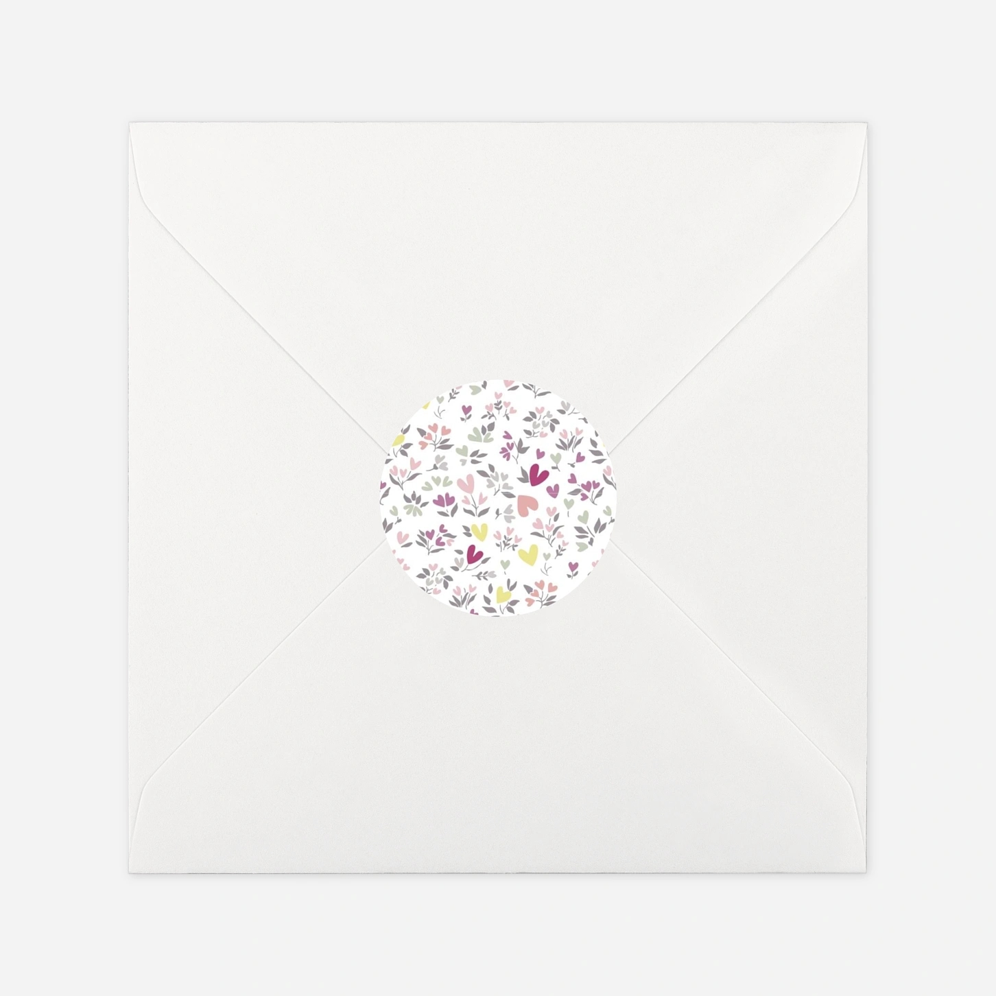 Étiquette confirmation Liberty coeur