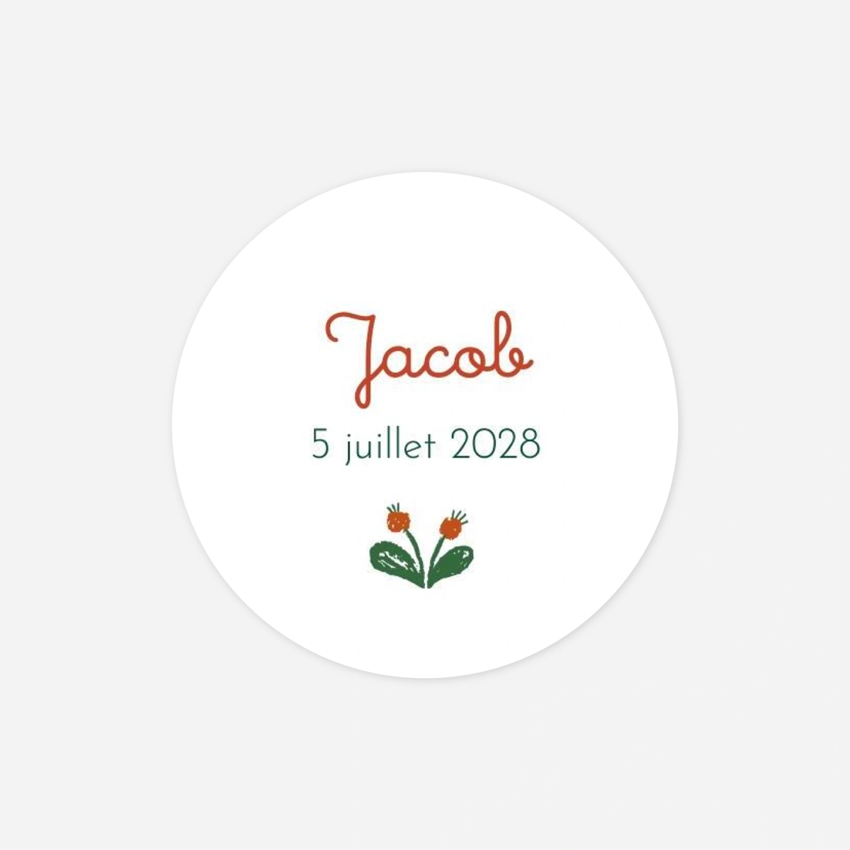 Stickers naissance Liberty écureuil