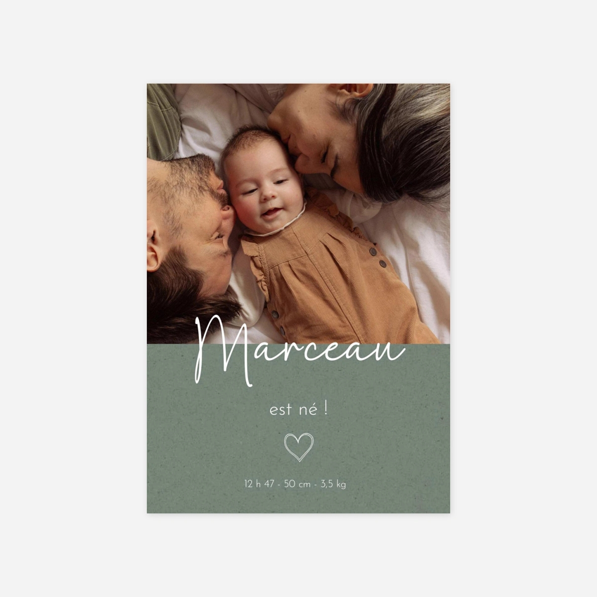 Faire-part naissance Lien