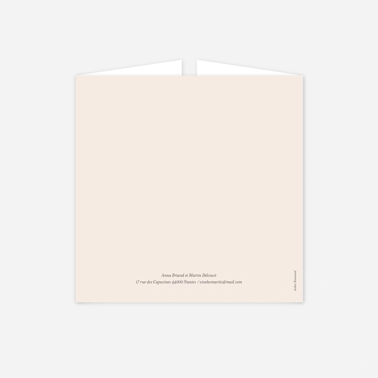 Faire-part mariage Lieu de noces