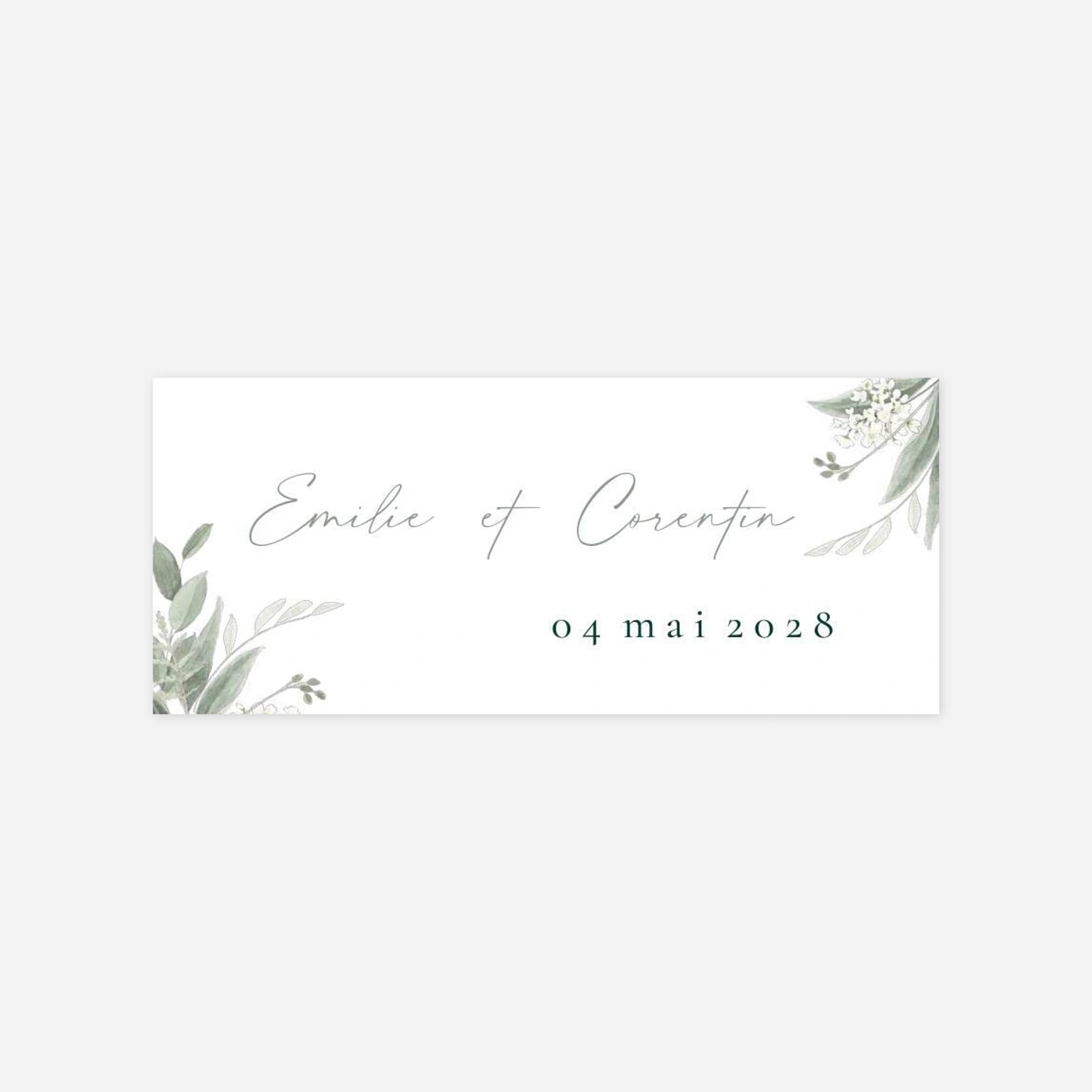 Stickers mariage Lien végétal