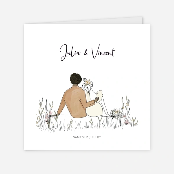 Les mariés champêtres