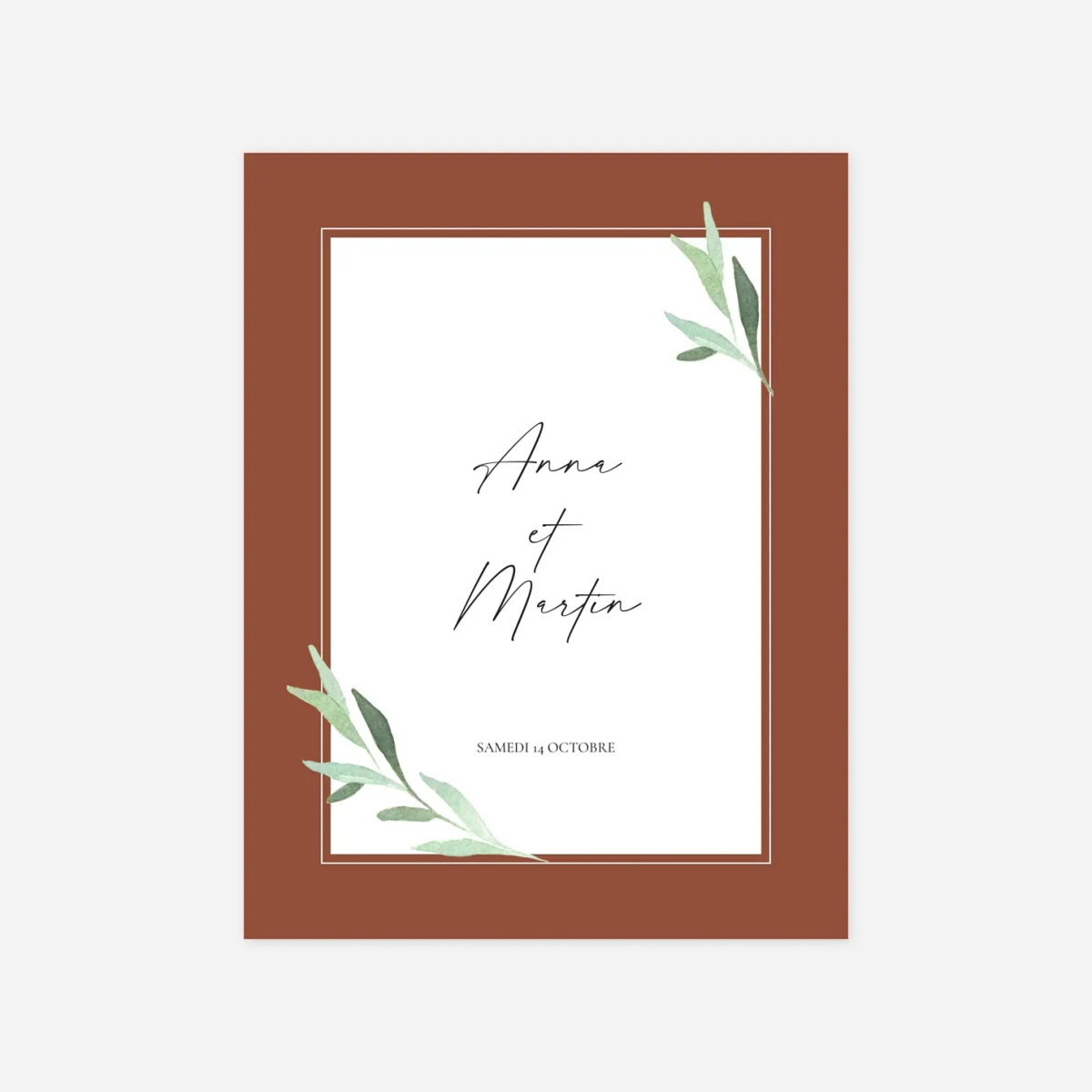 Faire-part mariage Luberon