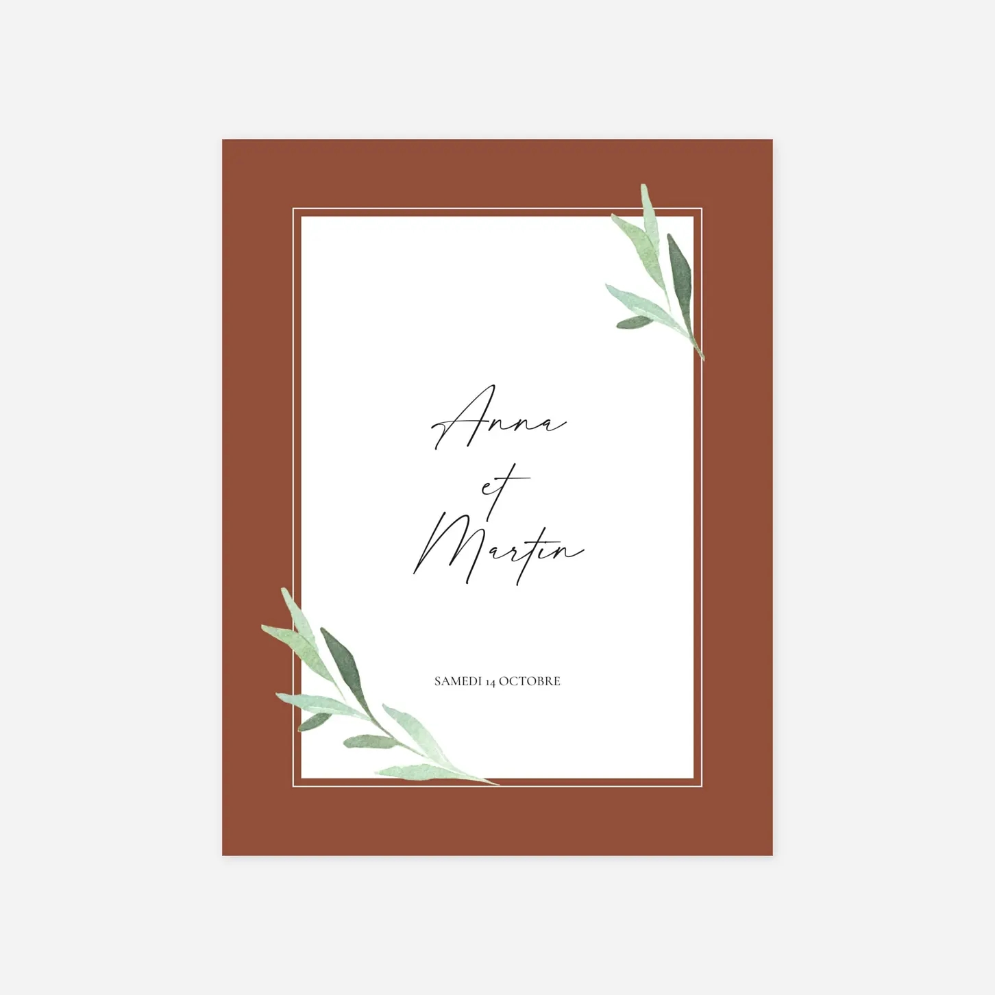 Faire-part mariage Luberon