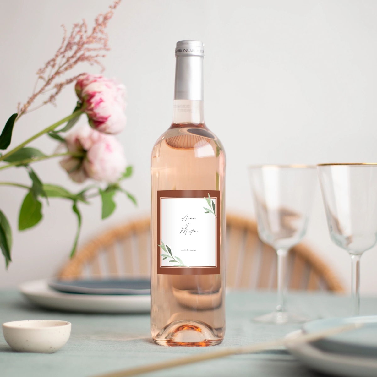 Étiquette bouteille Luberon