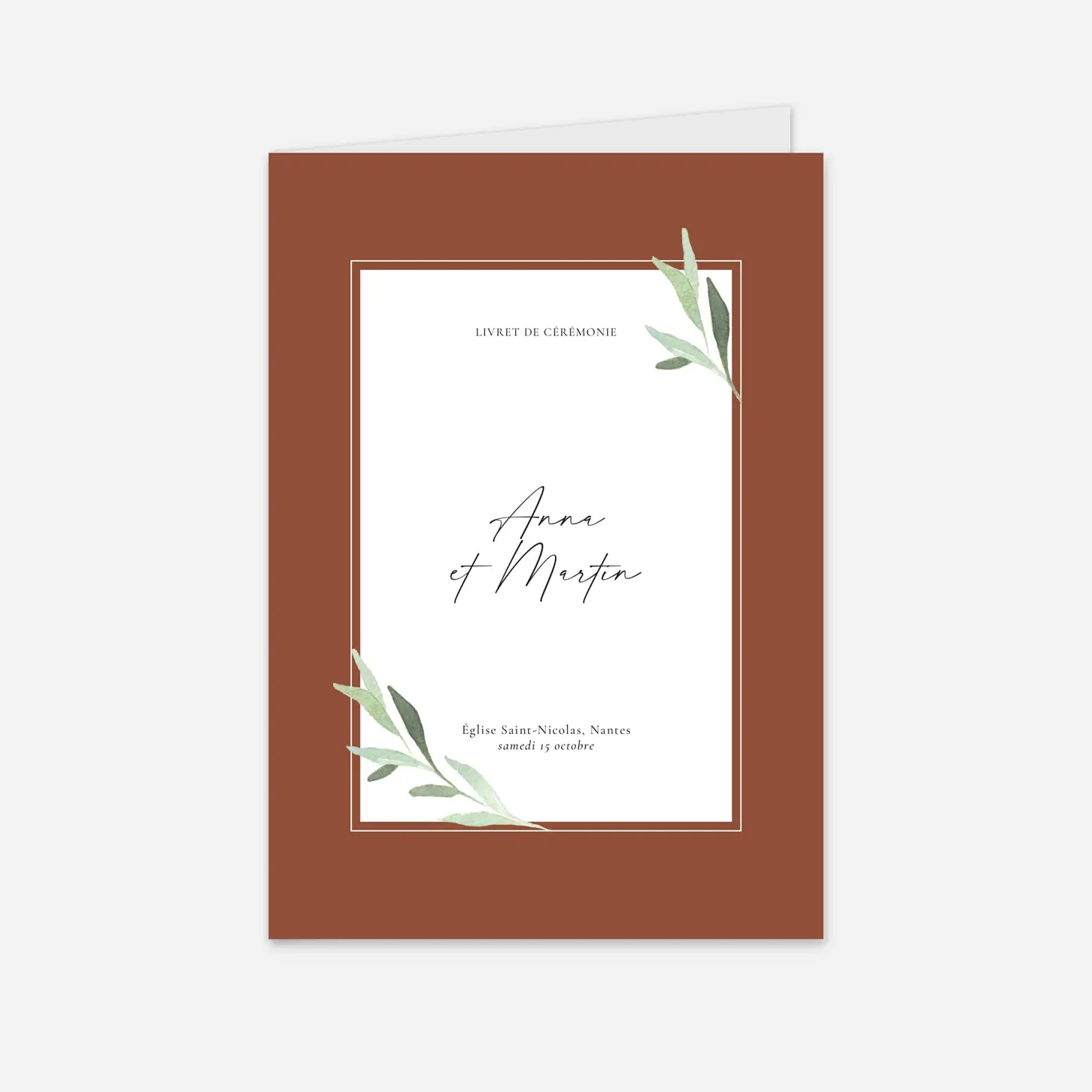 Livret de messe mariage Luberon