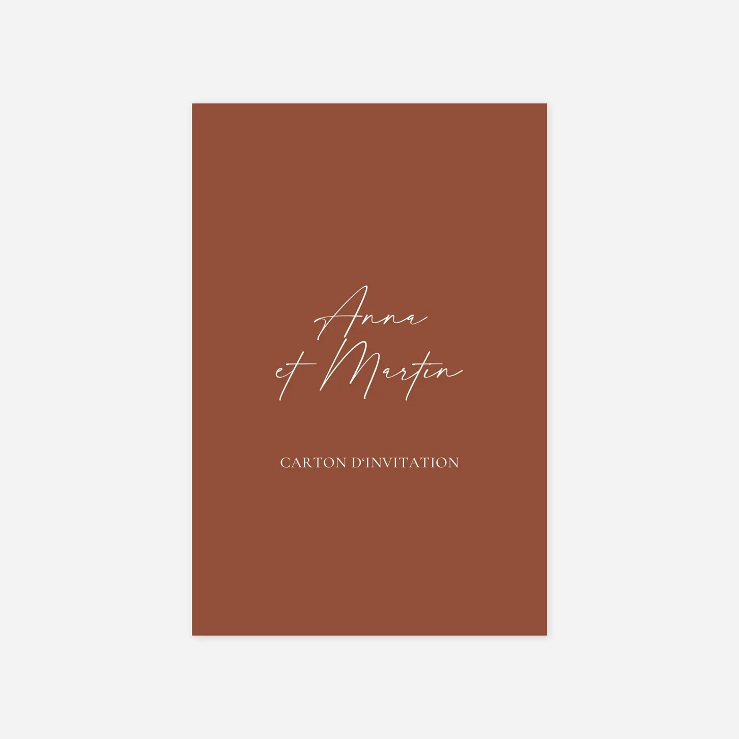 Carton d'invitation Luberon