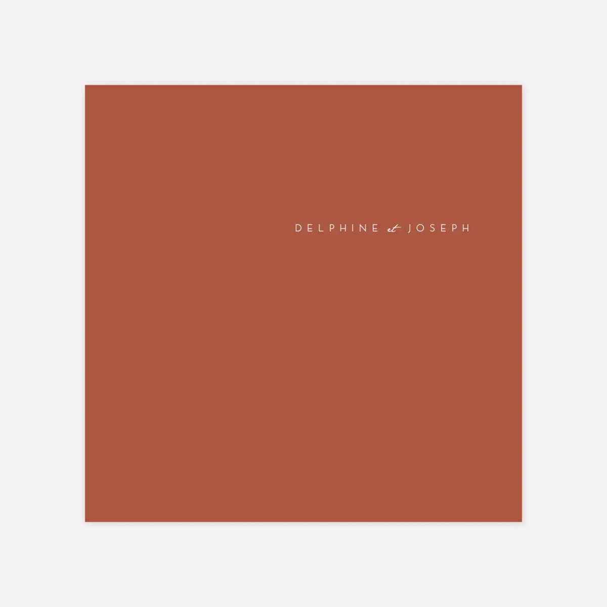 Faire-part mariage Manuscrit