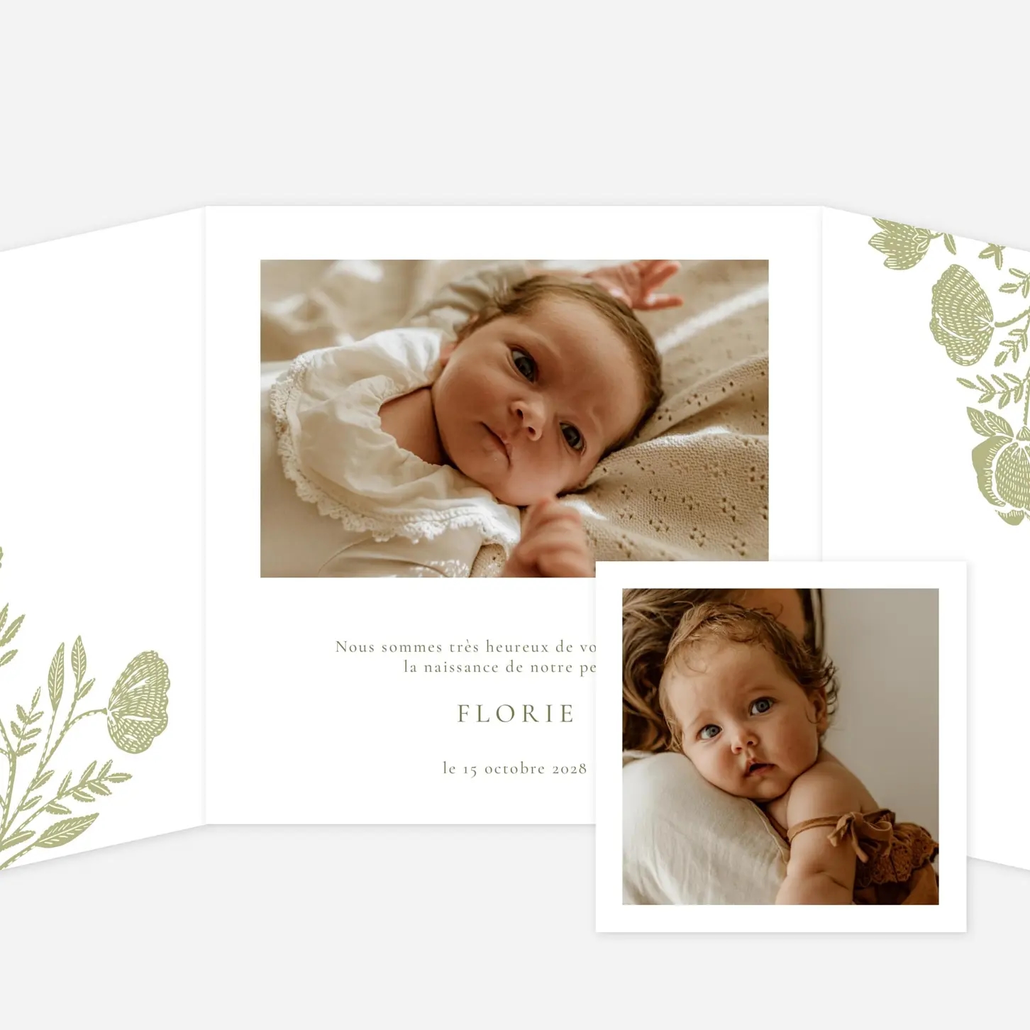 Faire-part naissance Matin