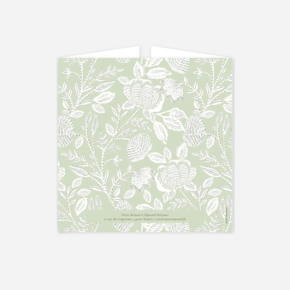 Faire-part mariage Matin