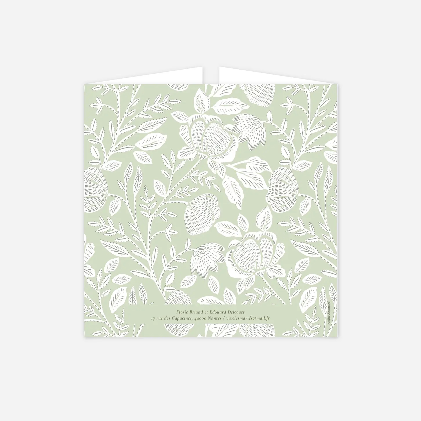 Faire-part mariage Matin