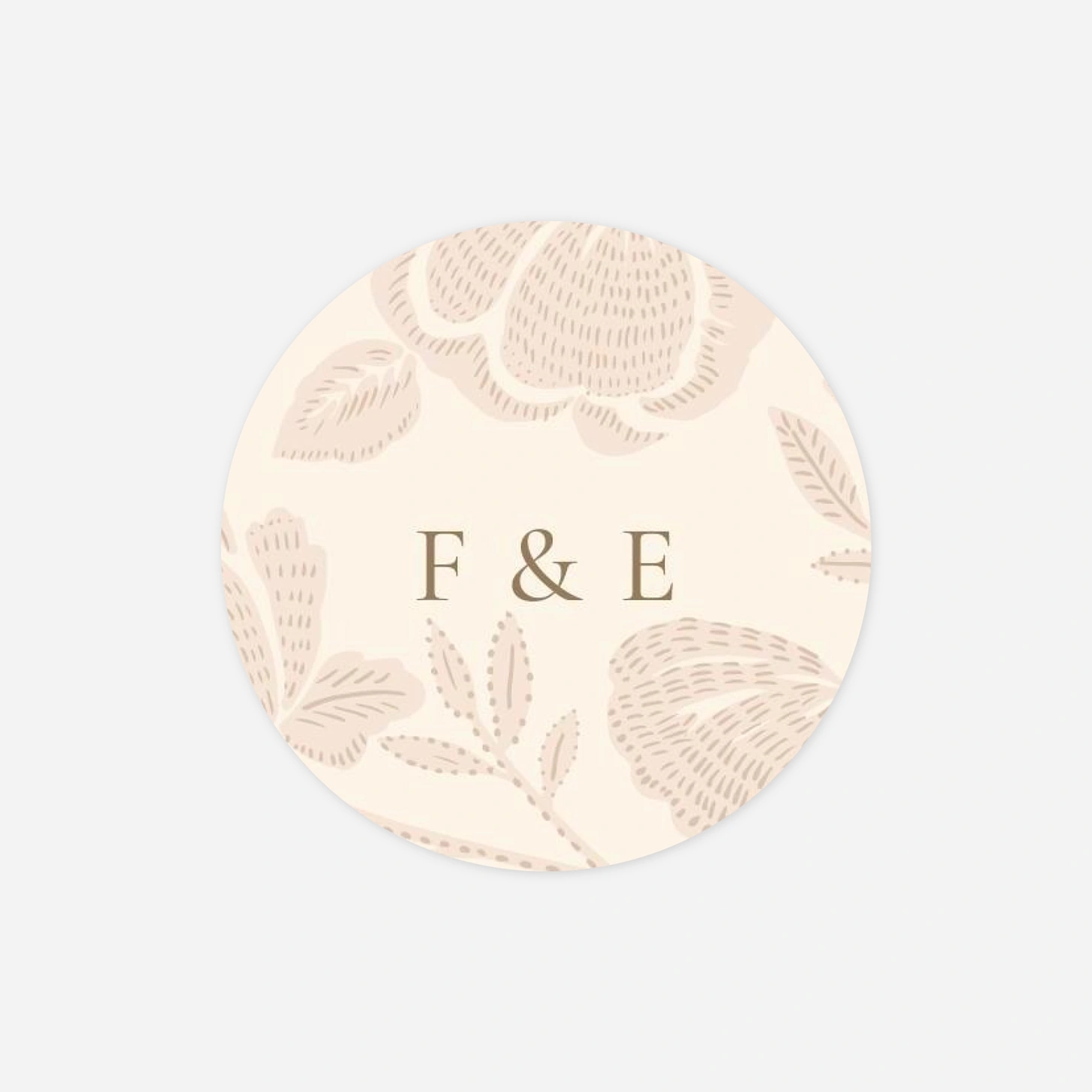 Étiquette cadeau mariage Matin