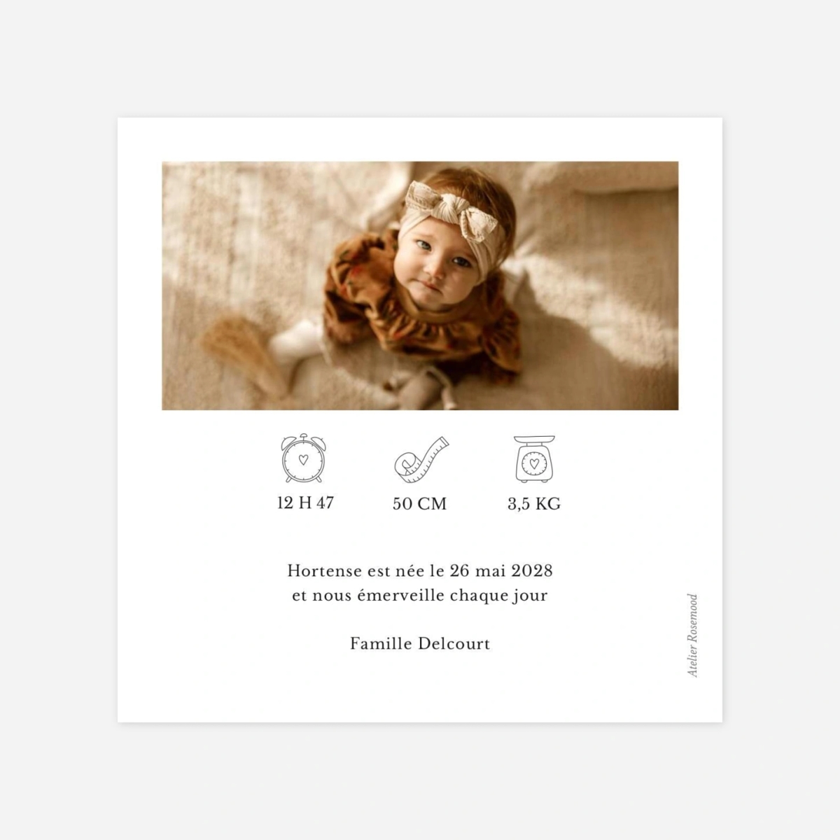 Faire-part naissance Ma Chance