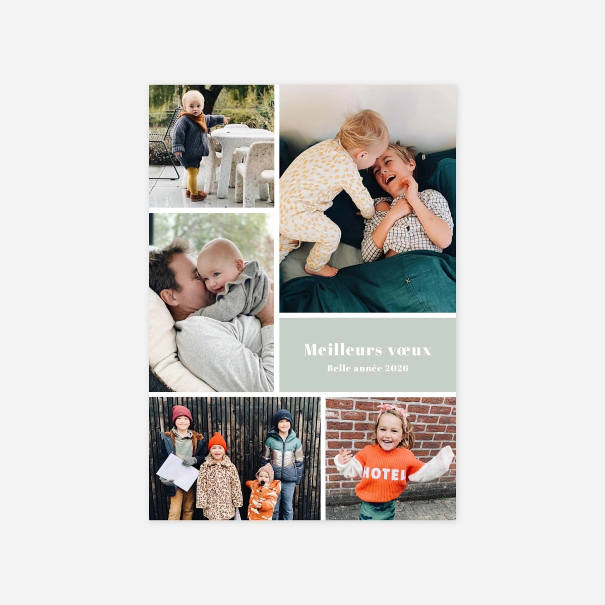 Carte de voeux Merveilleux