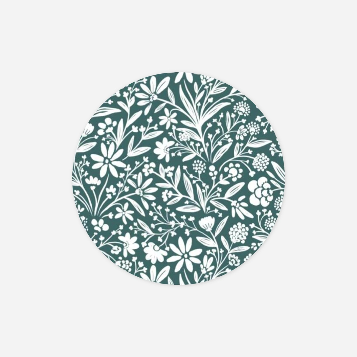 Étiquette cadeau Noël Mille fleurs