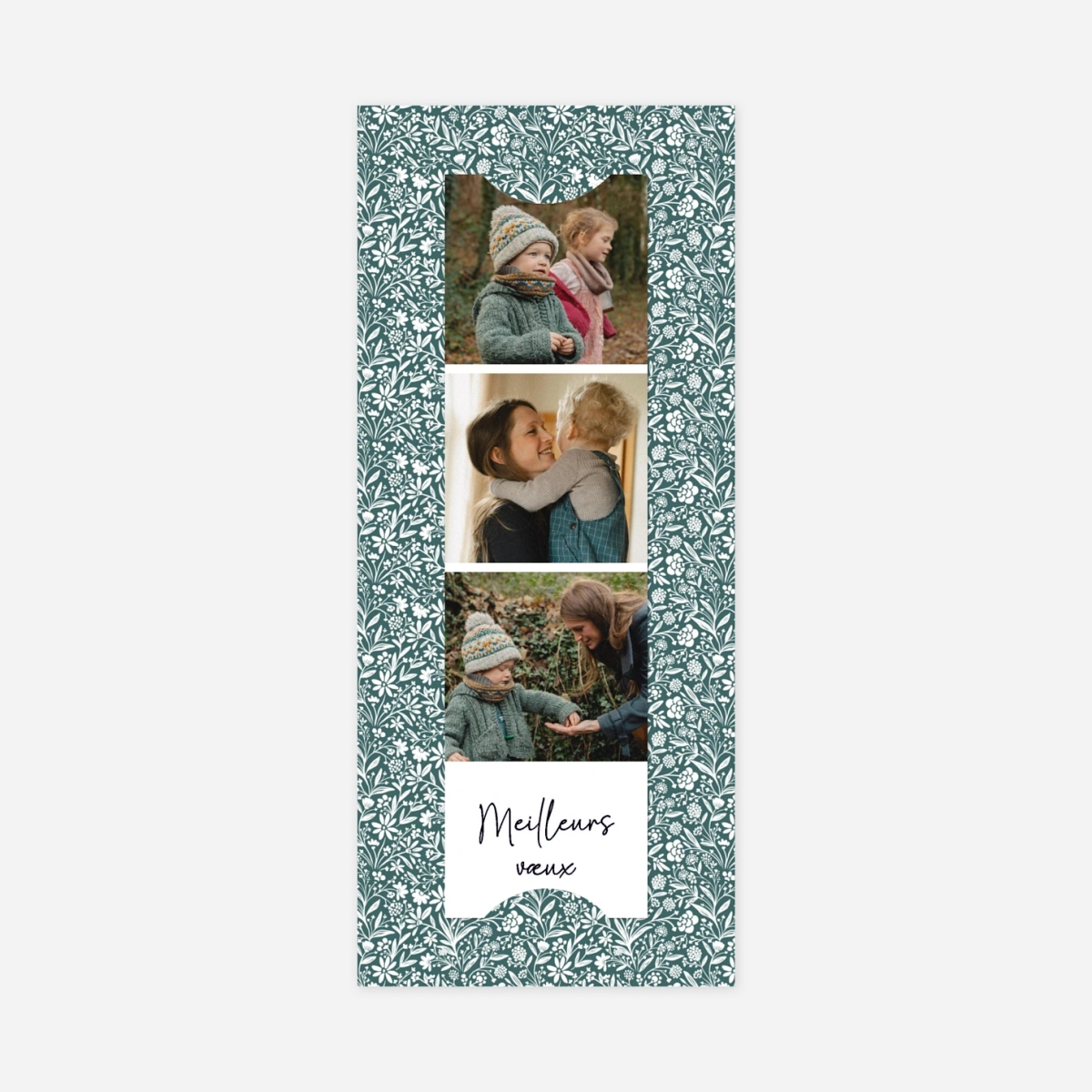 Carte de voeux Mille fleurs