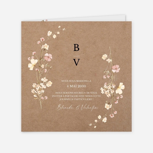 Monogramme Floral