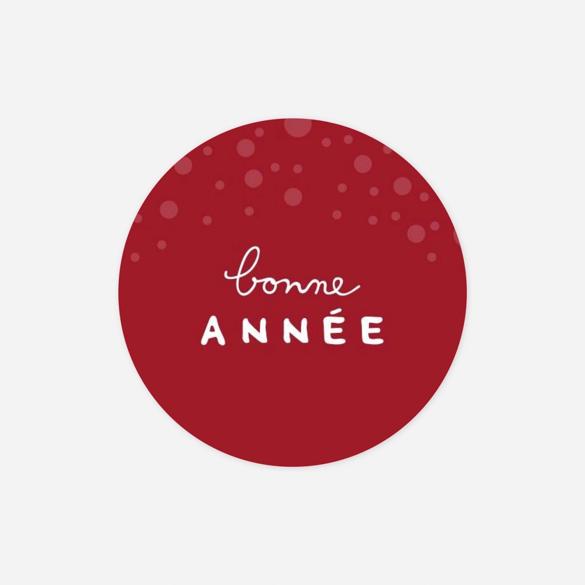 Étiquette cadeau Noël Mille flocons