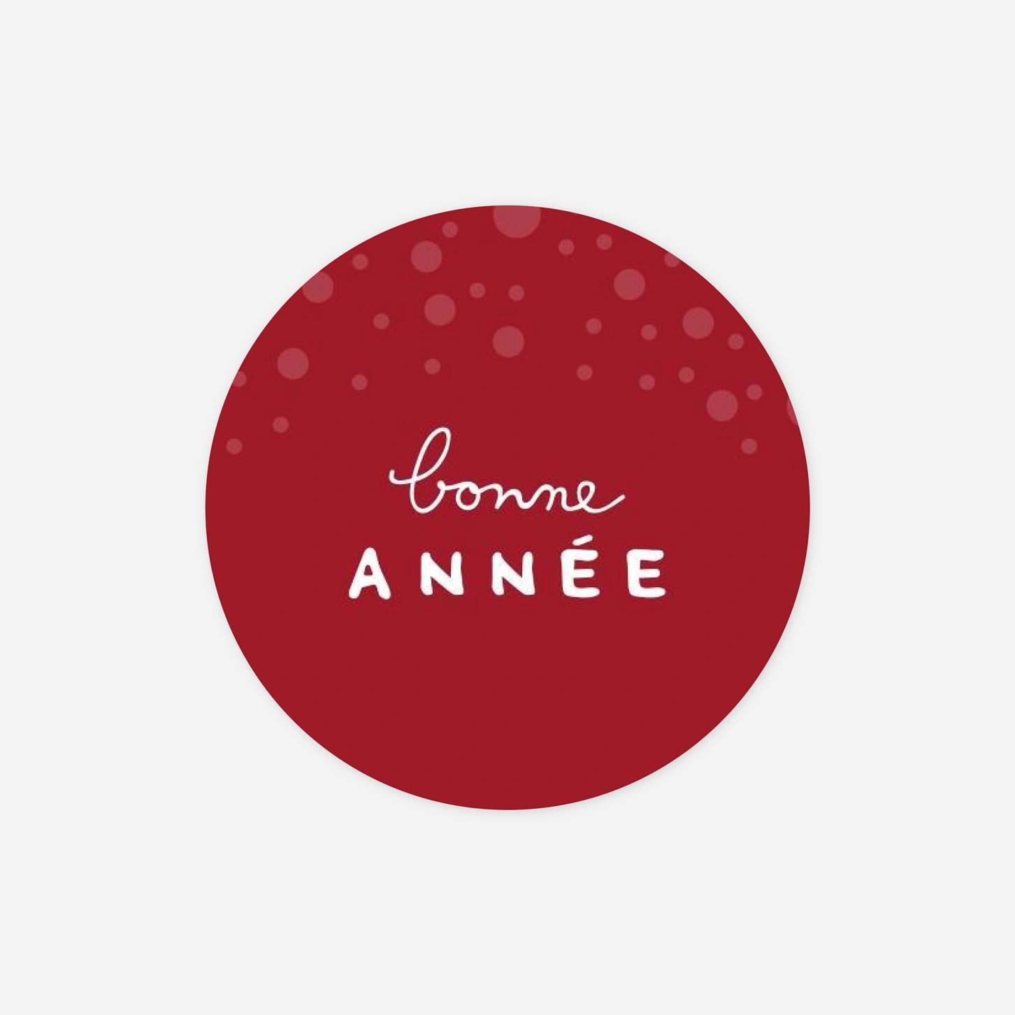 Étiquette cadeau Noël Mille flocons