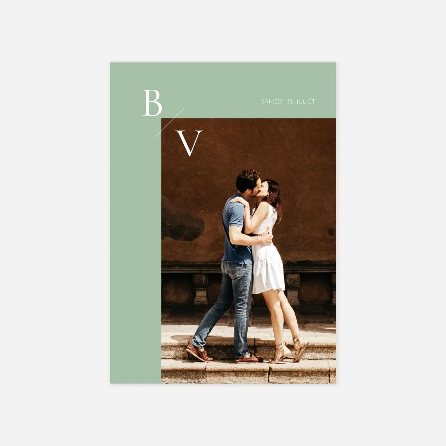 Faire-part mariage Miroir