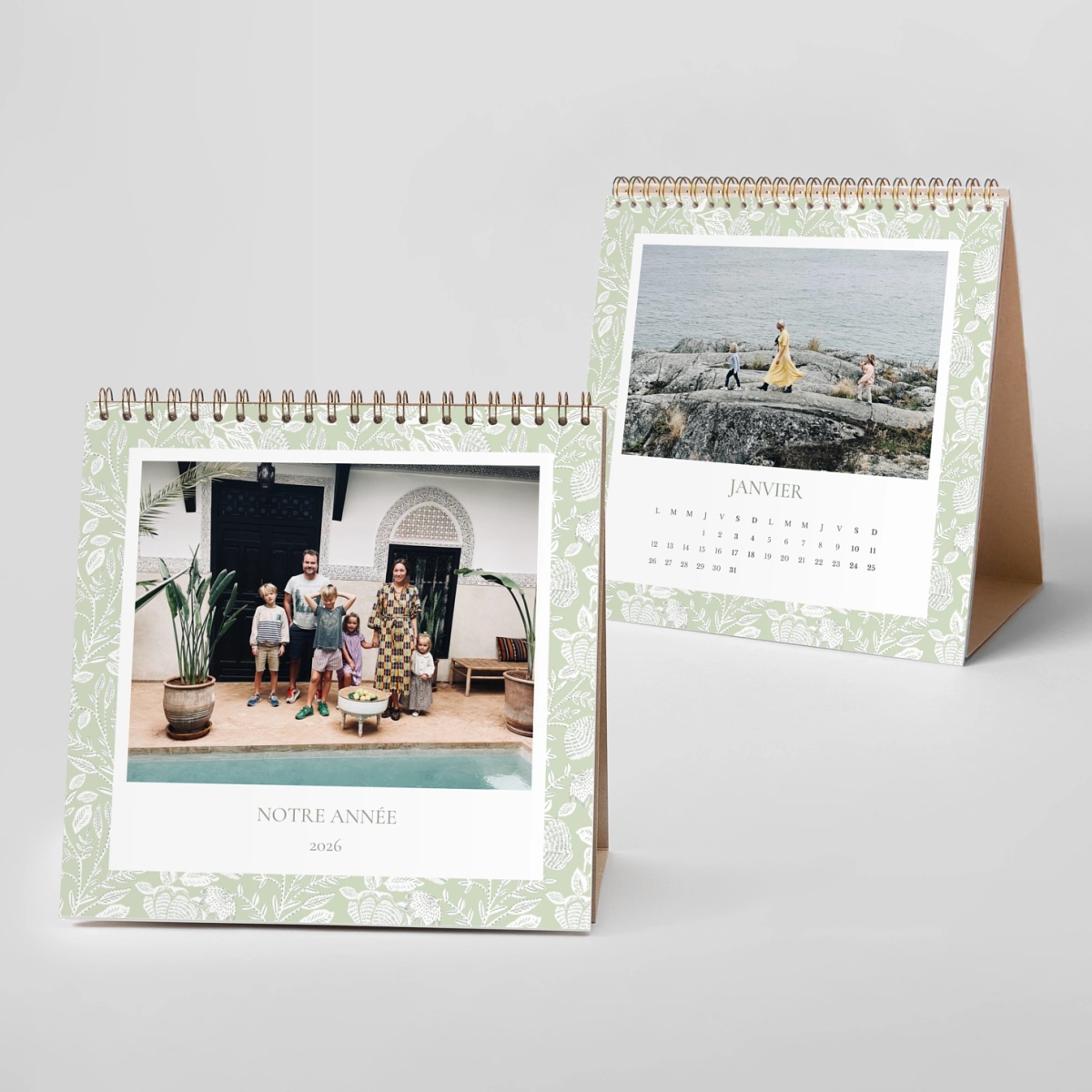 Calendrier photo chevalet Moments floraux