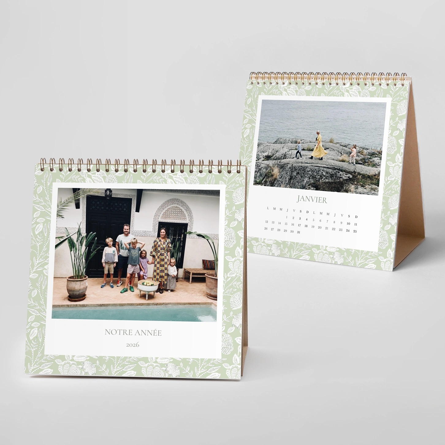Calendrier photo chevalet Moments floraux