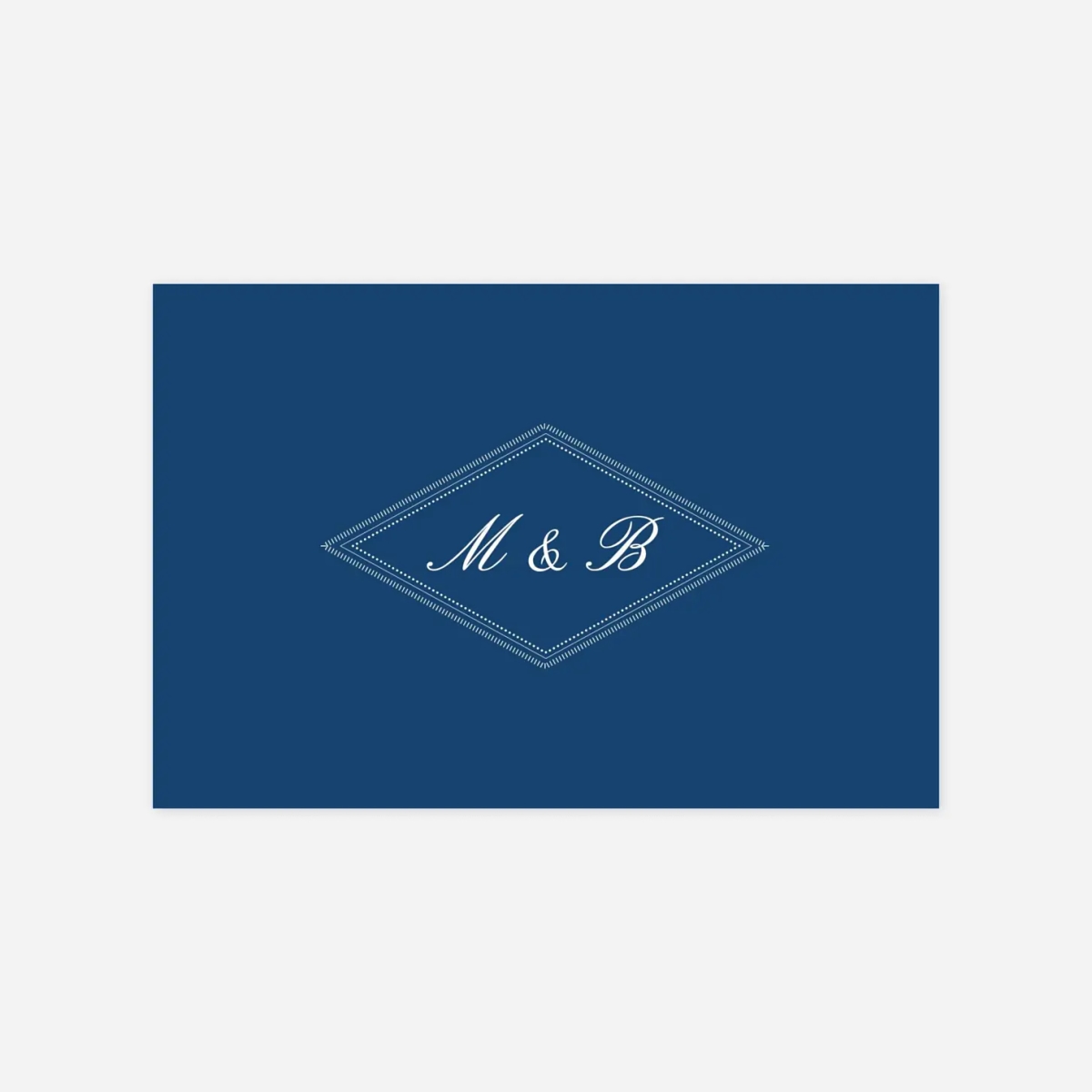 Carte de correspondance Monogramme