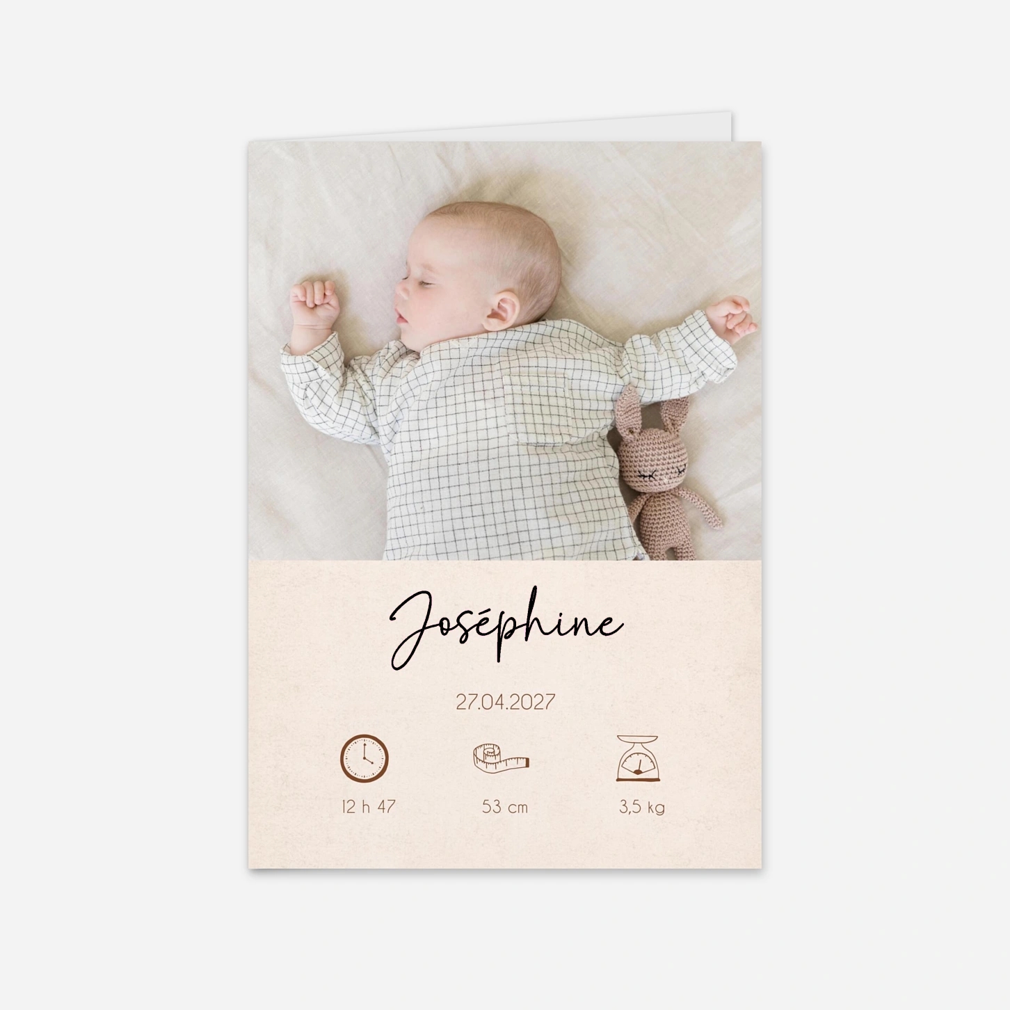 Faire-part naissance Moment précieux