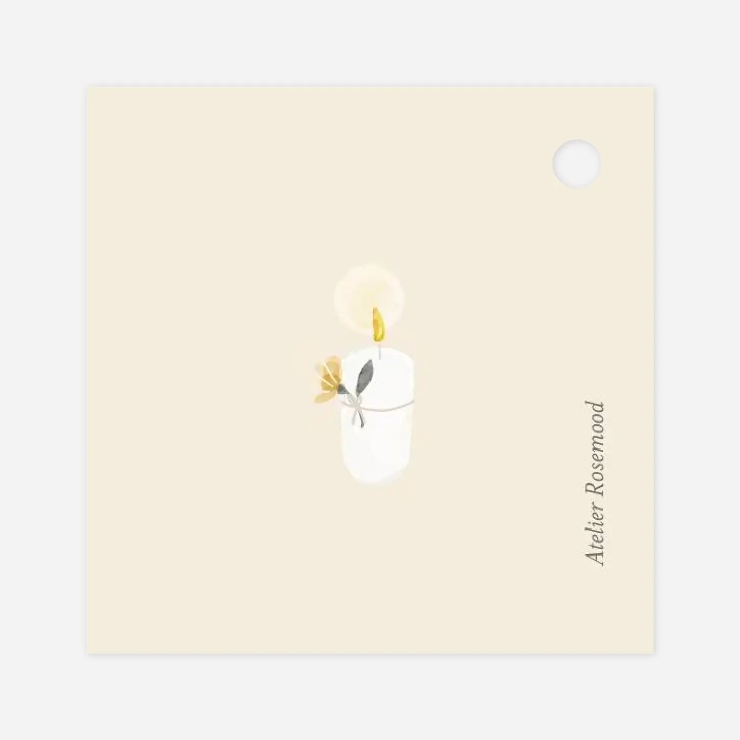 Etiquette perforée baptême Mon petit trousseau