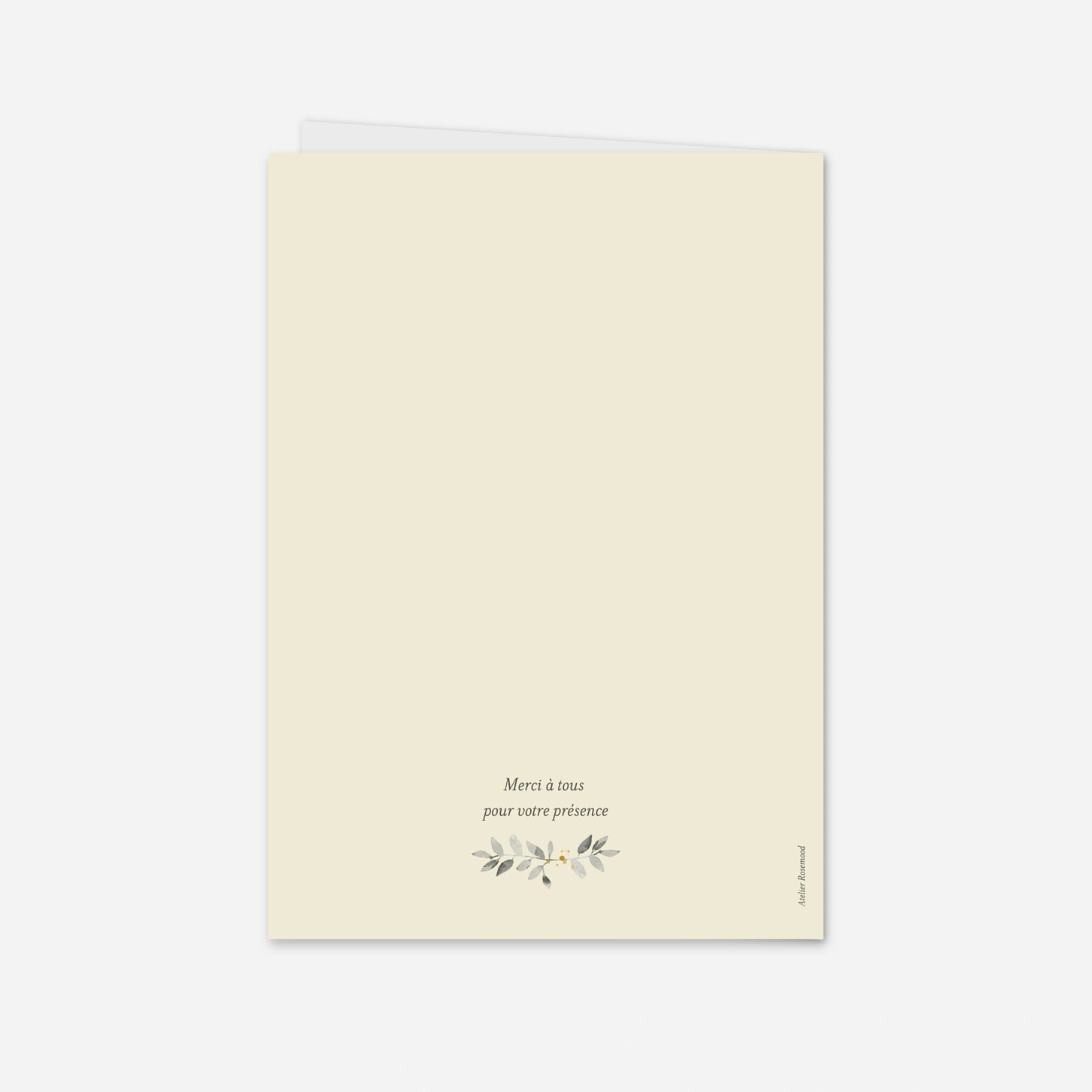 Menu baptême Mon petit trousseau