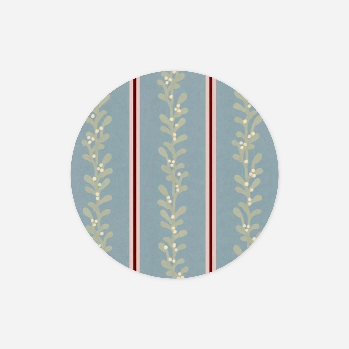 Étiquette cadeau Noël Médaillon vintage