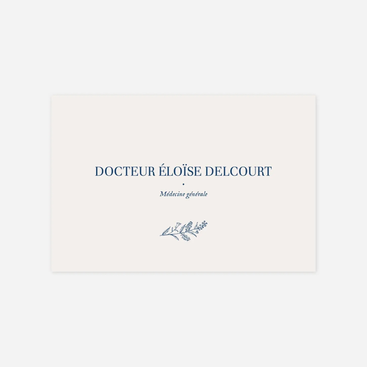 Carte de correspondance Nature chic