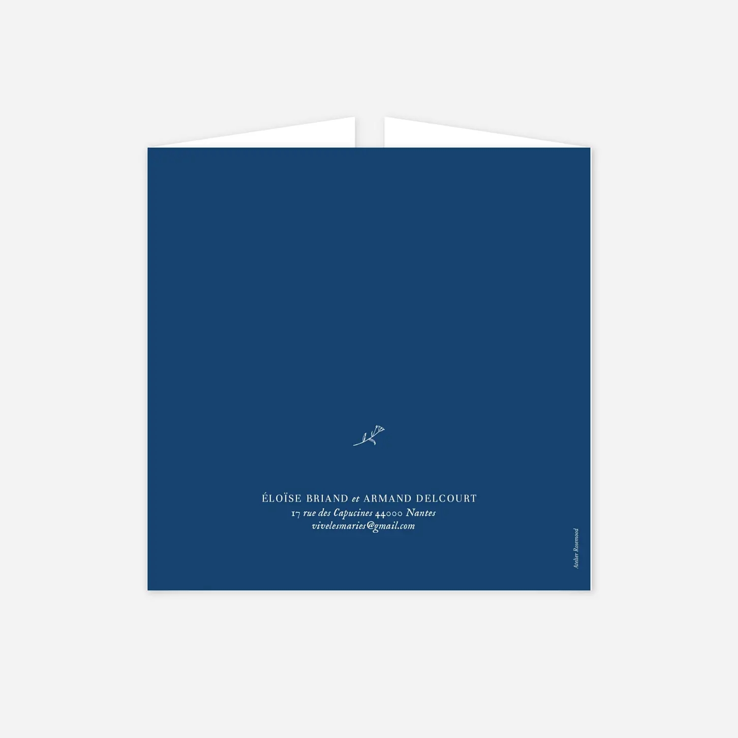 Faire-part mariage Nature chic