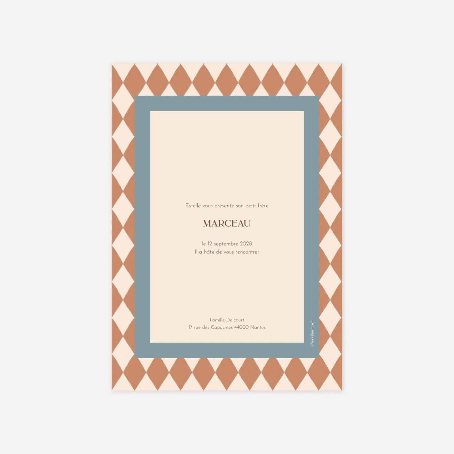 Faire-part naissance Naissance chromatique