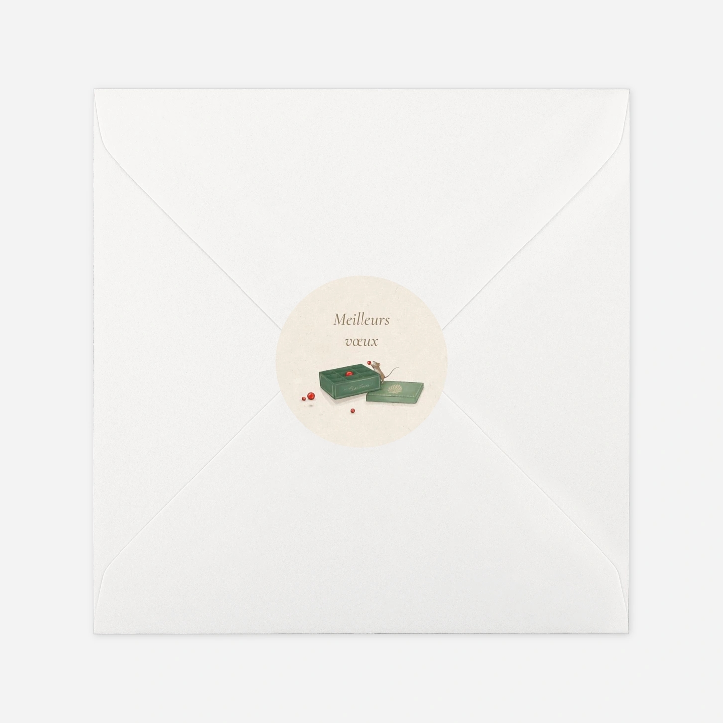 Étiquette cadeau Noël Le Noël des animaux