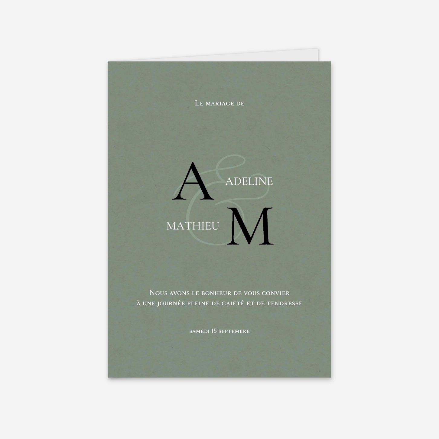 Faire-part mariage Notre lien