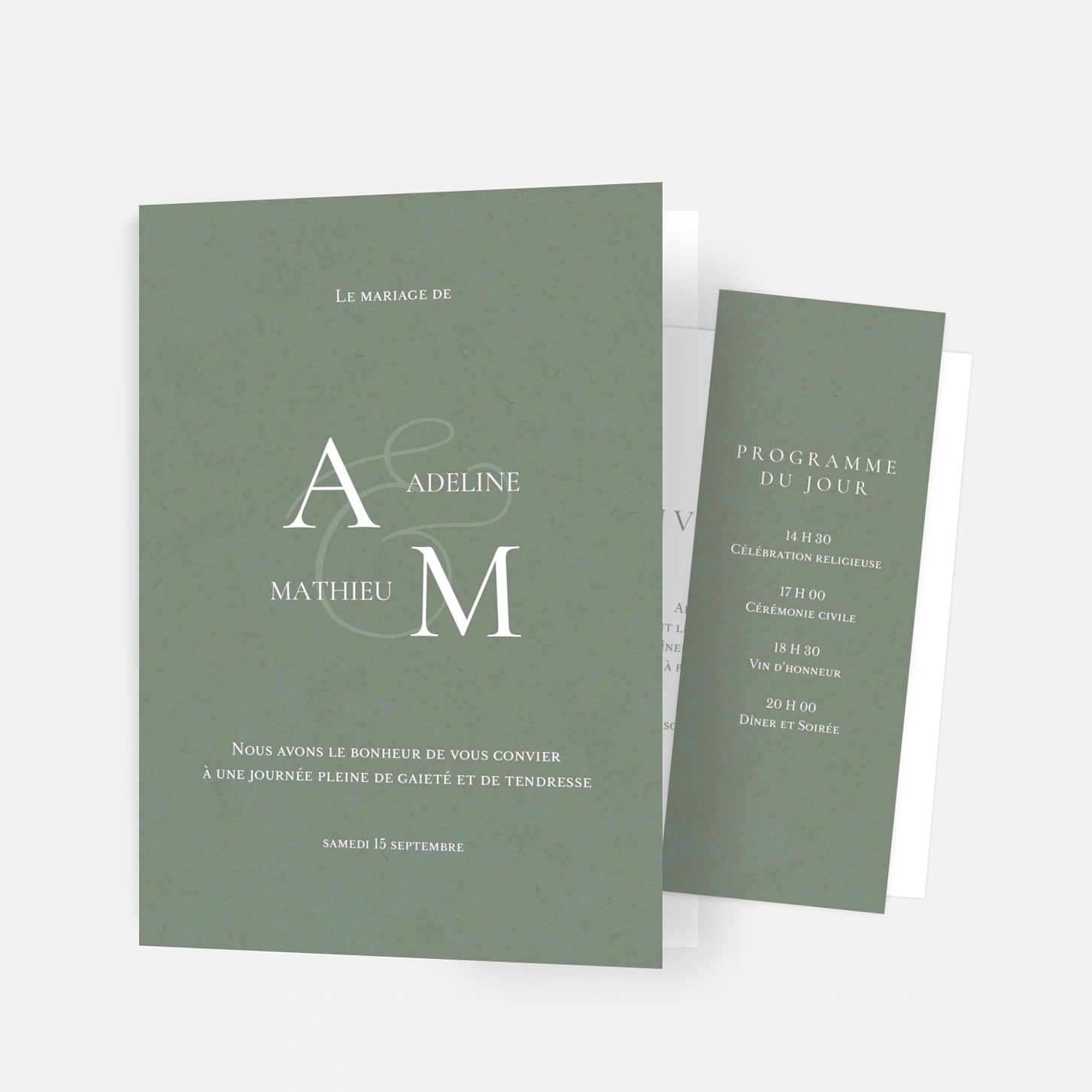 Faire-part mariage Notre lien