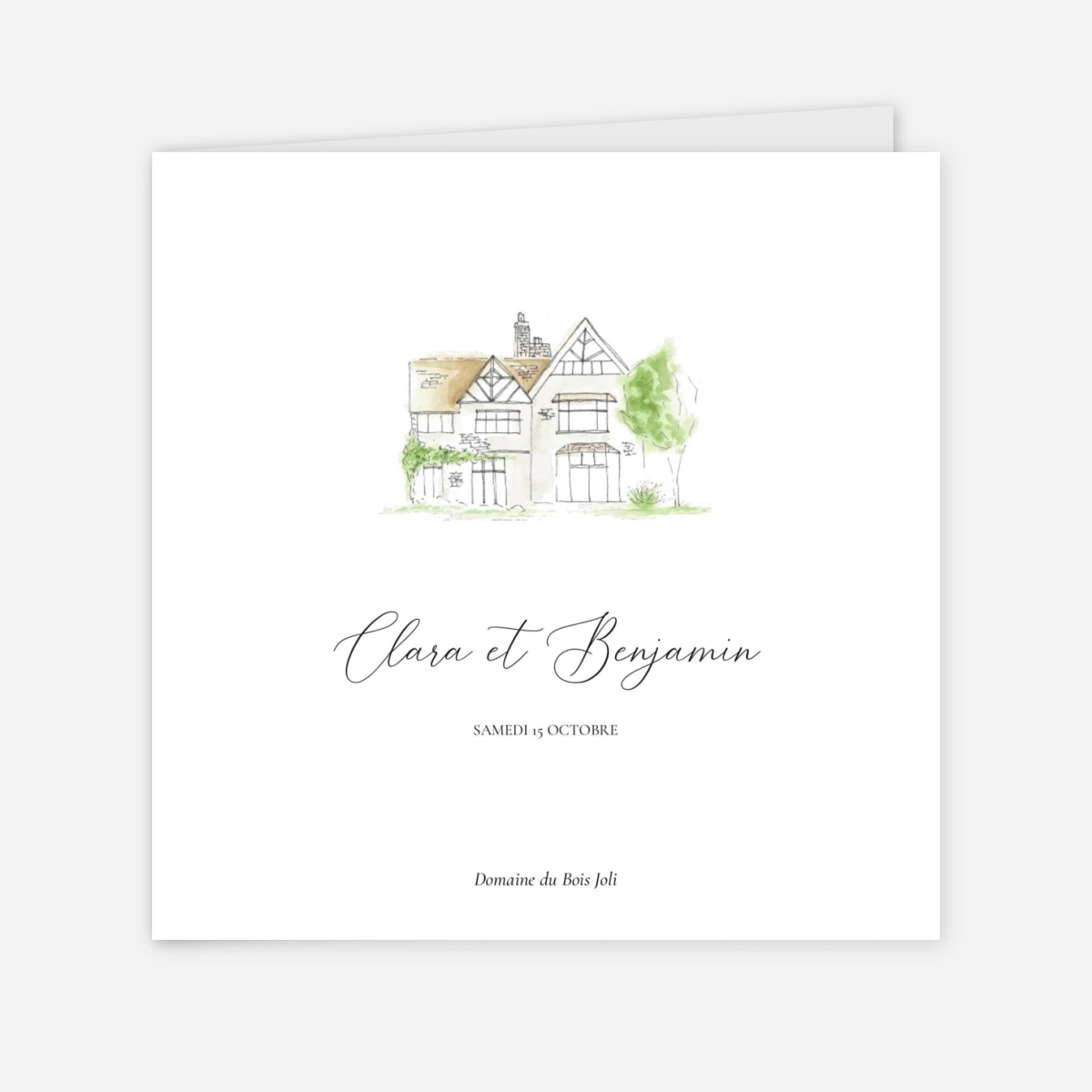 Faire-part mariage Notre lieu