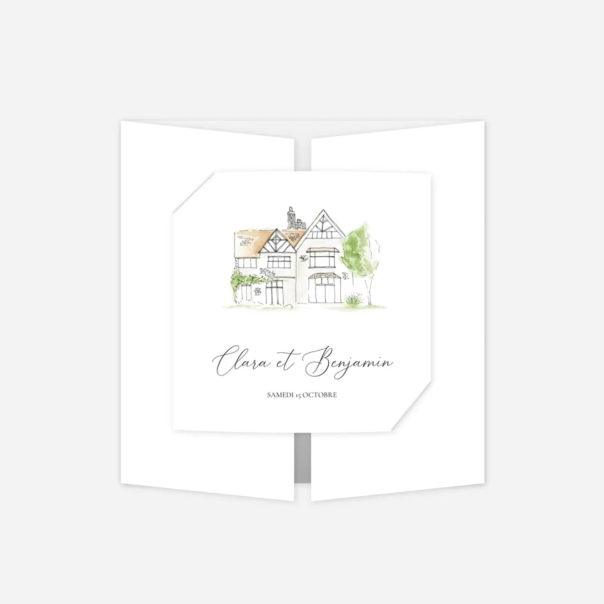 Faire-part mariage Notre lieu