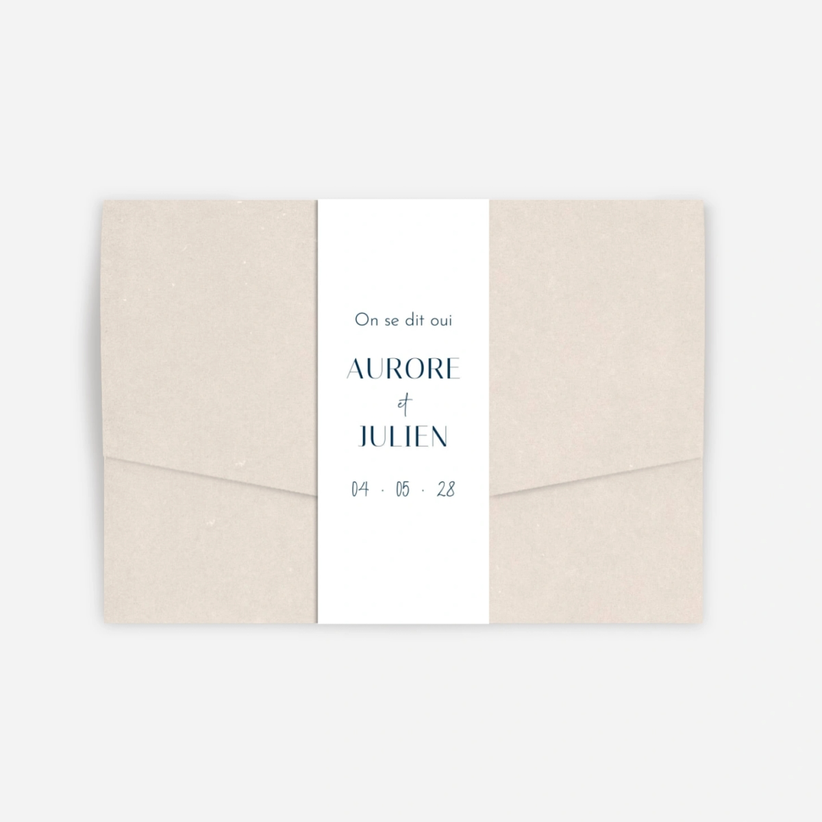 Faire-part mariage Nos Sentiments