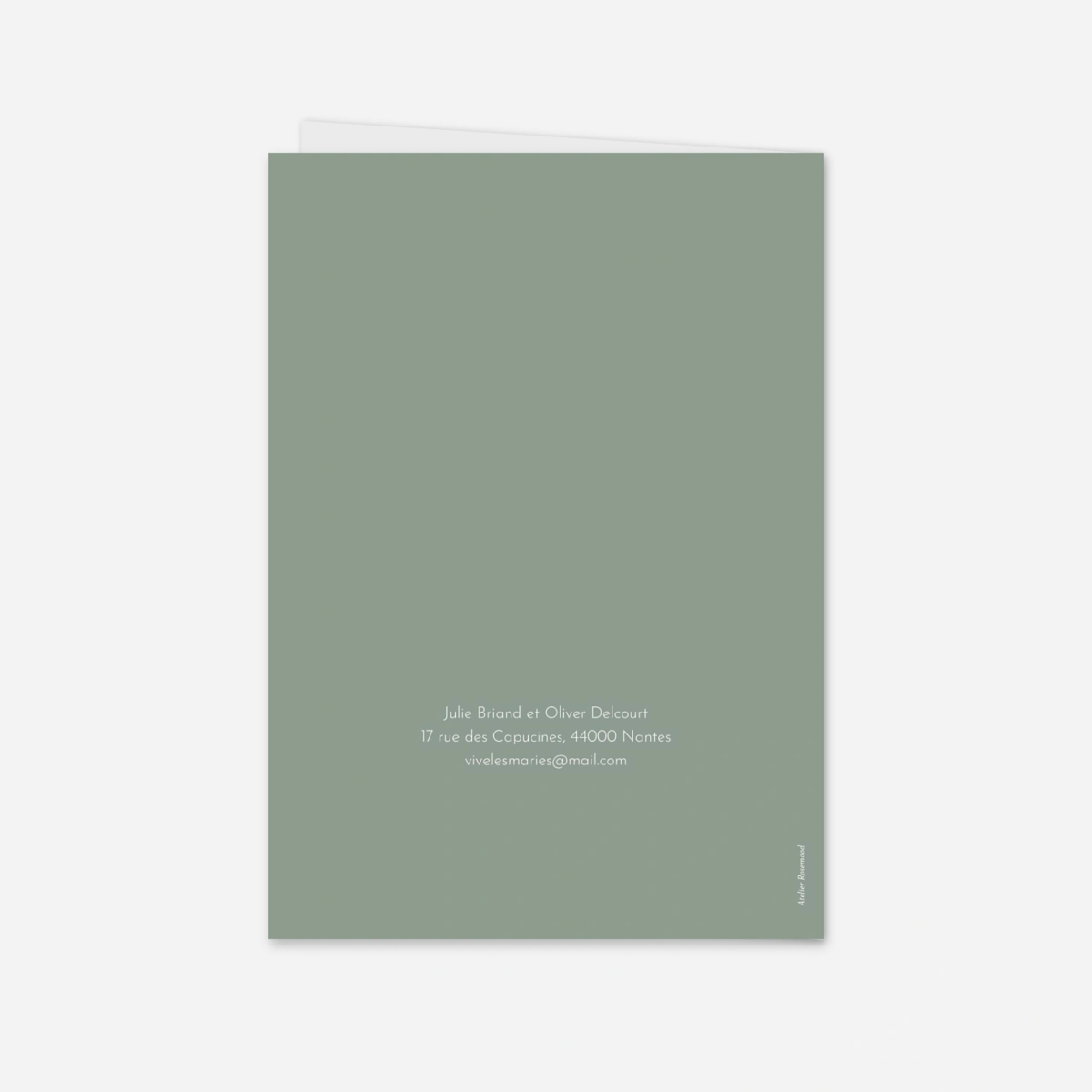 Faire-part mariage Notre voyage