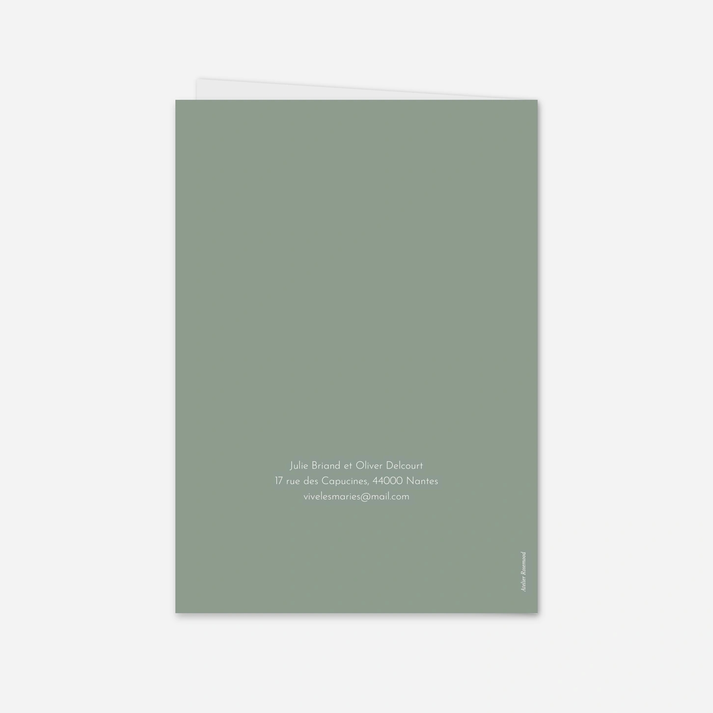 Faire-part mariage Notre voyage