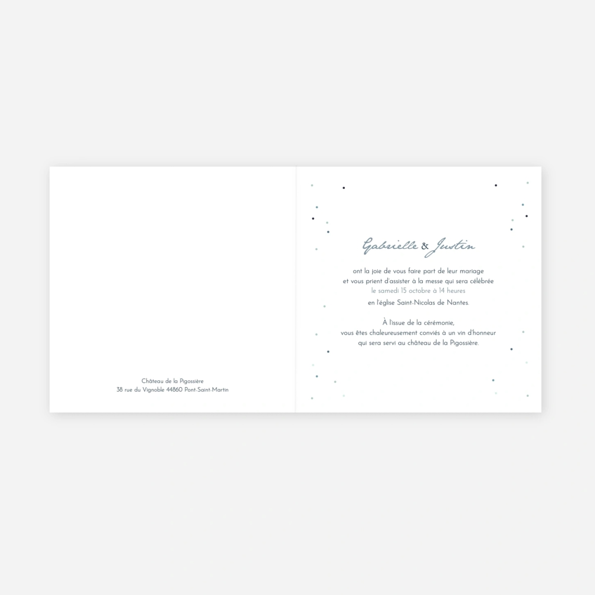 Faire-part mariage Nuit d'été