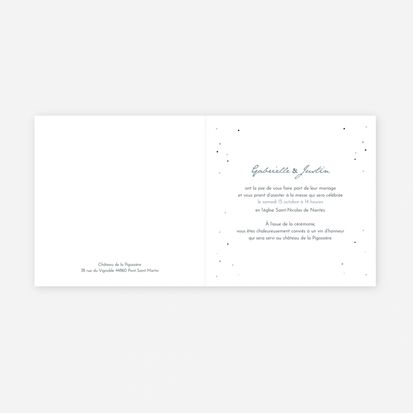 Faire-part mariage Nuit d'été