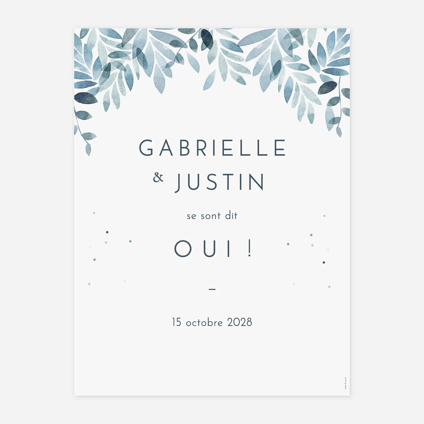 Panneau mariage Nuit d'été