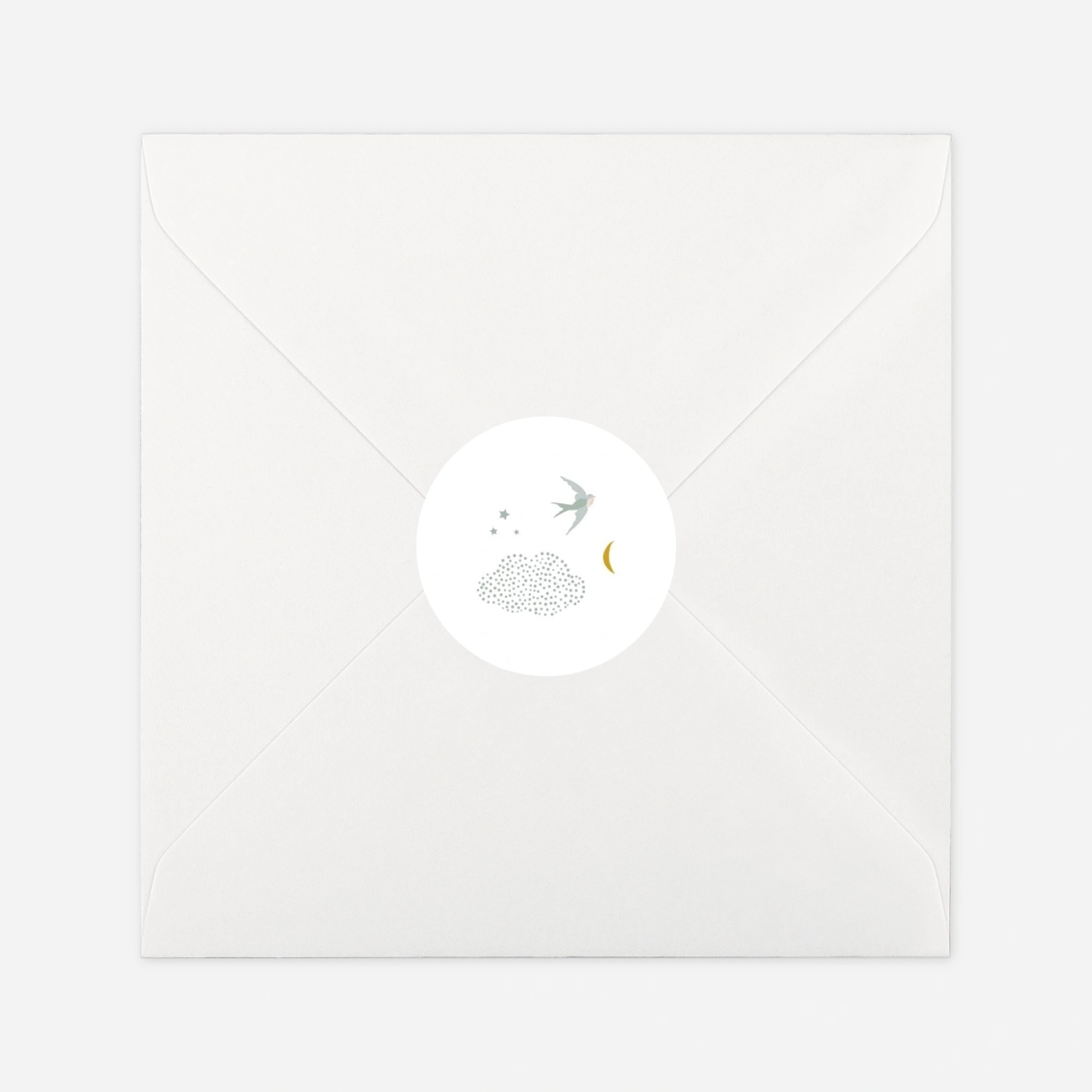 Étiquette confirmation Nuage de lait