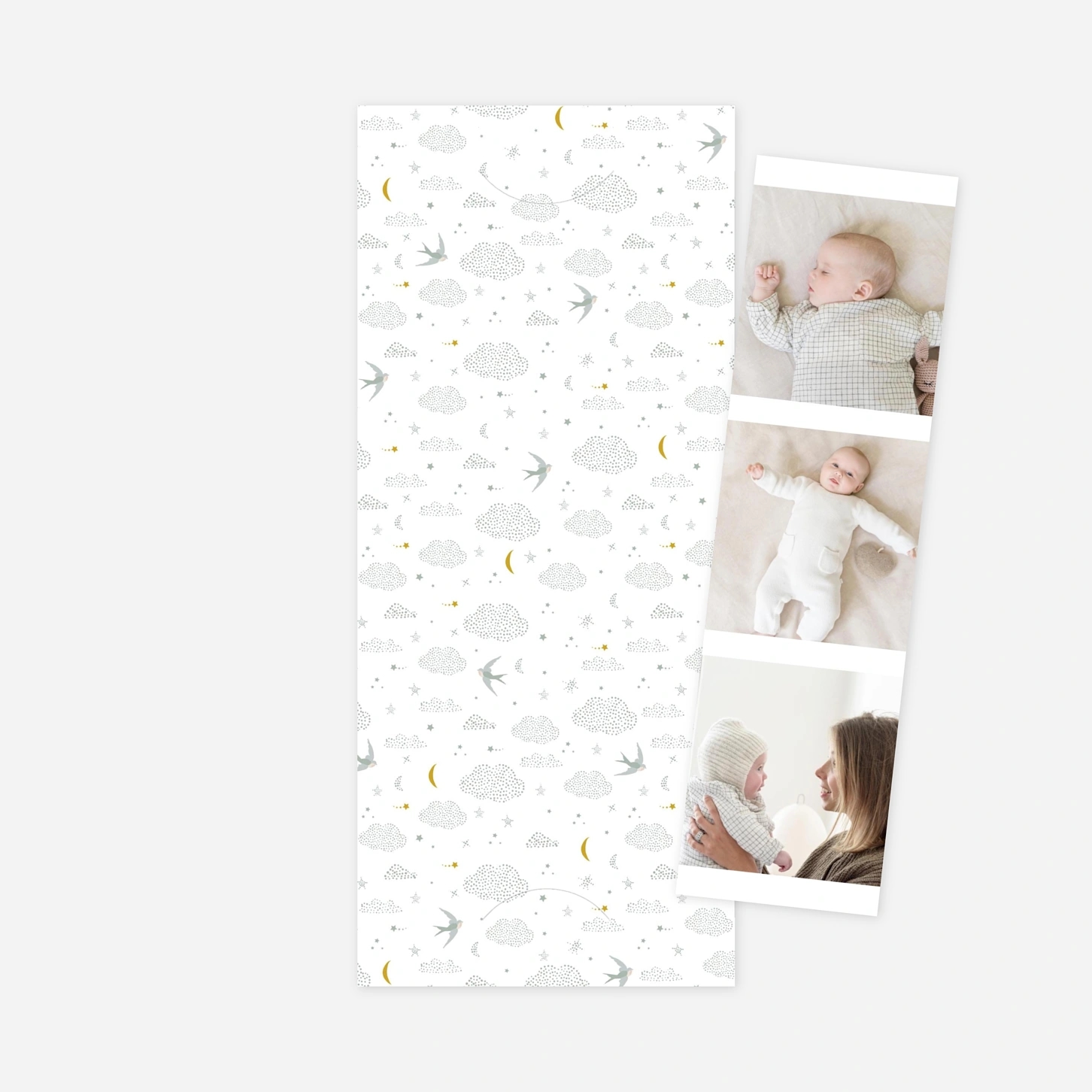 Faire-part naissance Nuage de lait