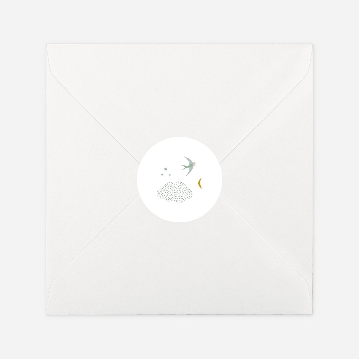 Stickers naissance Nuage de lait