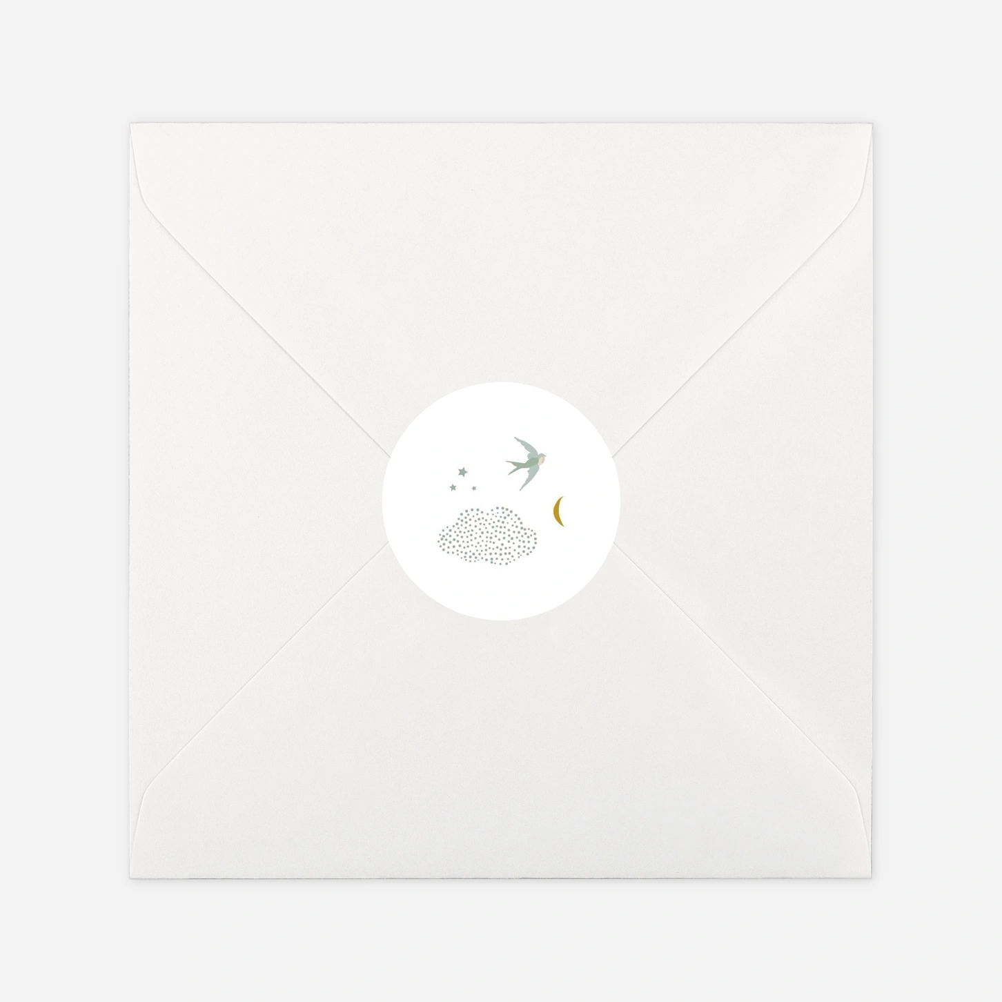 Stickers naissance Nuage de lait