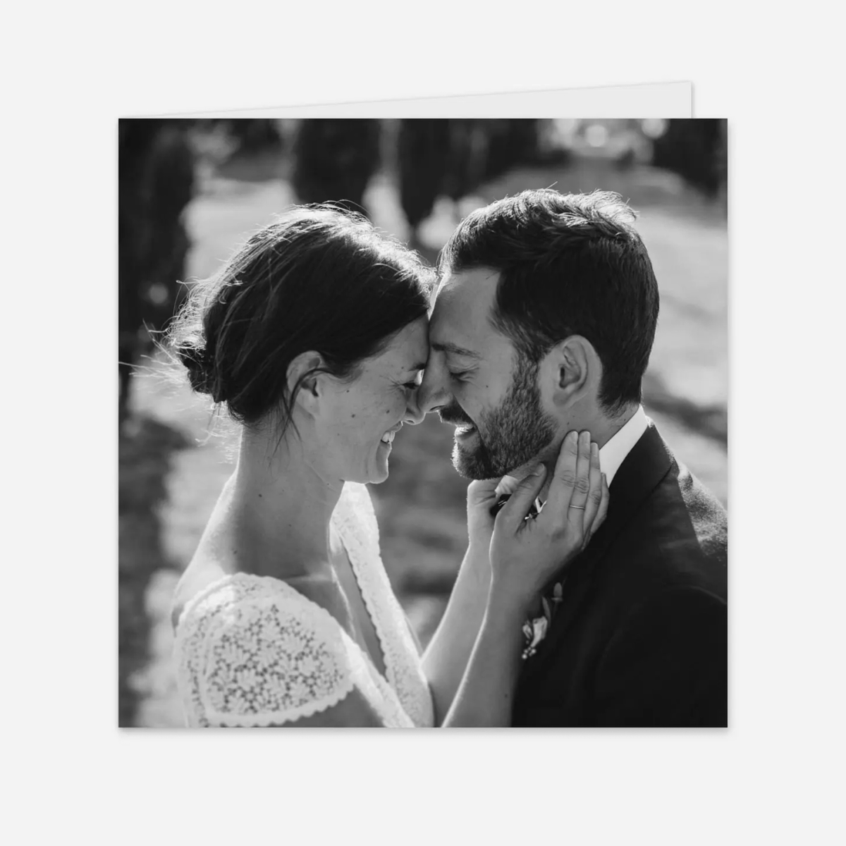 Carte de remerciements Oiseaux de paradis